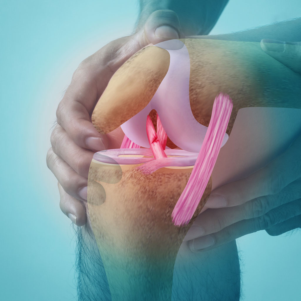 Man with Knee Pain at Night